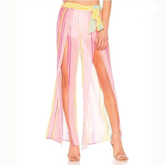 NWT REVOLVE MAJORELLE Dallas Pant Sherbert S - Picture 3 of 13